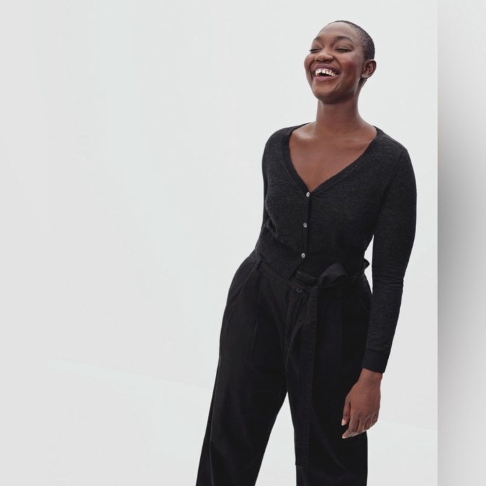 Everlane the featherweight alpaca cardigan